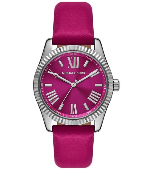 michael kors fuchsia watch|Michael Kors Women's Lexington Three.